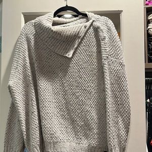 Michael Stars Slub Knit Cowl Sweater S